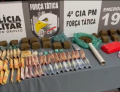 PM apreende 25 quilos de drogas e prende cinco pessoas na região de Peixoto de Azevedo