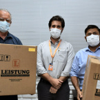 Enfrentamento da Pandemia - uisa doa respiradores para Nova Olímpia e Denise