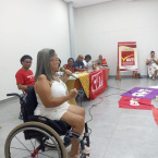 hauahuahauhauhauahhauhauahuahuahauhuCoordenadora do Sintuf participa de curso de formação na CUT Goiás