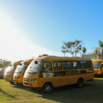 hauahuahauhauhauahhauhauahuahuahauhuPor indicação de deputada, 15 municípios recebem ônibus escolares nesta segunda-feira