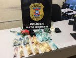 Polícia Civil prende traficante com drogas e dinheiro oriundo do tráfico em Colíder