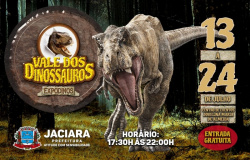 Pátio do Centro de Eventos dará espaço ao “Vale dos Dinossauros”