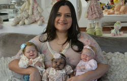 Artesã faz bonecas que parecem bebês de verdade na Grande BH e tem clientes até fora do país