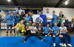 Prefeito César Perigo prestigia encerramento da Copa Passarinho de Futsal