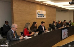 Presidente e conselheiros do Sistema Fecomércio-MT recebem Carlos Avallone no primeiro ‘Café com Deputados’