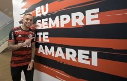 Cebolinha vive expectativa de jogar com companheiros de Seleção no Flamengo: ‘Prazer de jogar com eles’