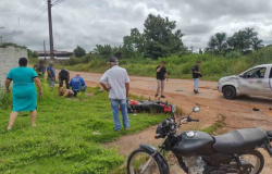Alta Floresta: Condutores sem CNH se envolvem em acidente na perimetral Rogério Silva
