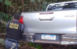 Polícia de Nova Santa Helena recupera veículo roubado após perseguição e troca de tiros