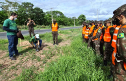 Exército Brasileiro auxilia Judiciário na rearborização de Cuiabá para tornar a cidade mais fresca