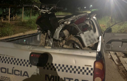 Motocicleta furtada é recuperada pela PM em Nova Bandeirantes