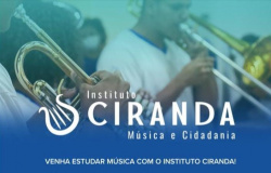 Inscrições para aulas de musicalização e violino no Instituto Ciranda 2022