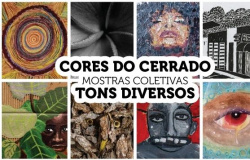 Mostras coletivas 'Cores do Cerrado' e 'Tons diversos' no 35º Festival de Inverno