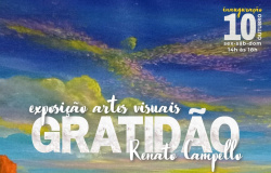 'Gratidão' nova exposição de Renato Campello a partir de 10 de setembro no Centro Cultural Casa Di Rose