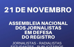 Comunicadores se reúnem em Cuiabá nessa quinta-feira, 21/11, para debater MP que derruba o registro profissional