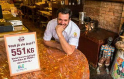 O maior doce de abóbora do Brasil está no Guinness e foi feito por ex-aluno do SENAR