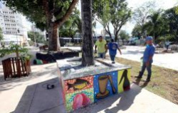 Cuiabá 303 anos: Revitalização da Praça Santos Dumont garante visual ainda mais regional ao espaço de lazer