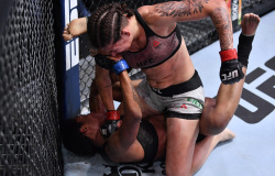 Karol Rosa comemora boa fase no UFC e diz que sangue a motivou: "Poderia sangrar até morrer"