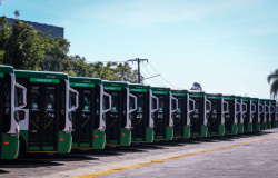 Prefeito Emanuel Pinheiro entrega 144 novos ônibus na segunda-feira; frota conta com ar-condicionado em todas as unidades
