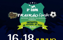 Último dia para confirmar participação na Copa Trairão de Base em Alta Floresta