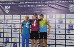 Nadador sorrisense conquista 3º lugar no Brasileiro Interclubes