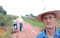 Vereador Pitoco verifica condições das estradas vicinais