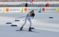 Jaqueline Mourão é prata em competição de esqui cross country na Sérvia