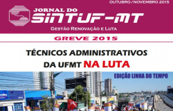 Jornal do Sintuf - Linha do Tempo - Greve 2015