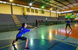 Disputas na modalidade Badminton movimentam a 45ª edição dos Jogos Estudantis Cuiabanos