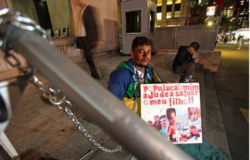 Pai faz greve de fome por transplante multivisceral para o filho