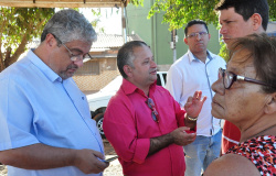 Moradores dos jardins Florianópolis e Vitória reclamam da água utilizada nas obras dos bairros