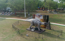 Exposição gratuita "Vale dos Dinossauros" será instalada no Parque Mãe Bonifácia