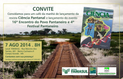 Revista "Ciência Pantanal" lança campanha de financiamento coletivo - COLABORE VOCÊ TAMBÉM!!