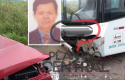 Oficial de Justiça morre após colidir em ônibus na BR 364