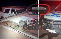 Motorista em visível estado de embriaguez é preso ao colidir em viatura e poste em Ji-Paraná