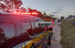 Mulher morre atropelada próximo a 2° Delegacia da Polícia Rodoviária Federal em Ji-Paraná