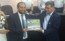 Presidente da Assembleia Legeslativa Laerte Gomes é homenageado com título de cidadão honorário.