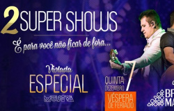 Quinta-feira véspera de feriado Cuiabá recebe um super show,Bruno e Marrone
