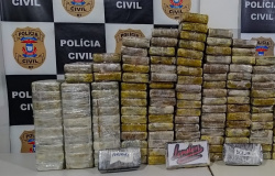 Polícia Civil apreende 170 quilos de cocaína avaliada em mais de R$ 5 milhões