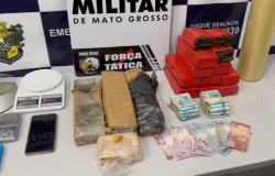 Cinco pessoas são presas por tráfico de drogas em Peixoto de Azevedo