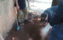 Corpo de homem é encontrado enterrado nos fundos de residência em Sorriso