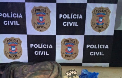 Polícia Civil apreende em Juruena uma mochila contendo 1,2 quilo de maconha