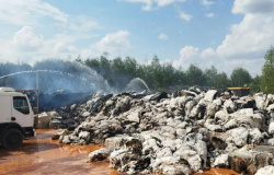 Incêndio atinge mais de 5 mil fardos de algodão e causa prejuízo de R$ 20 milhões em MT