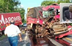 Acidente entre carreta,caminhão e carro de passeio mata ex-vereador em MT