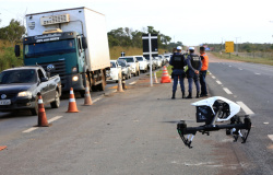 Drones auxiliam em operações no trânsito nas rodovias estaduais de MT
