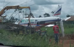 Aeronave de pequeno porte cai em Colniza, sete pessoas ficam feridas