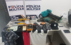 Polícia Militar prende quadrilha por furto à agência dos Correios em Marcelândia