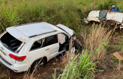 Homem morre em acidente entre caminhonete e Jeep na BR-163 em Matupá