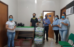 Escola Técnica Estadual de Alta Floresta participa de ação para doação de álcool em gel