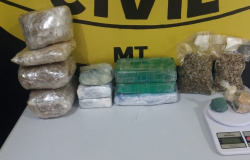 Operação Apocalipse: Distribuidor de drogas é preso com mais de 07 quilos de drogas