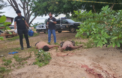 JUARA: Atirador mata dois homens com tiros na cabeça em lanchonete durante a madrugada